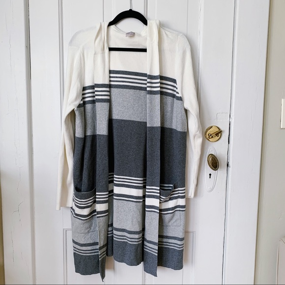 Chico's Sweaters - Chico’s Zenergy Long Striped Sweater